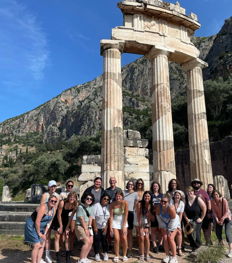 jcu students study abroad in greece