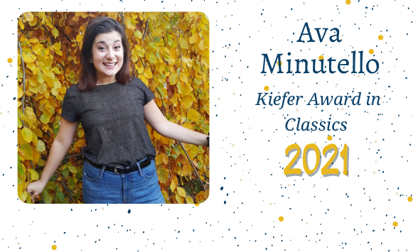 Ava Minutello wins Kiefer award in Classics