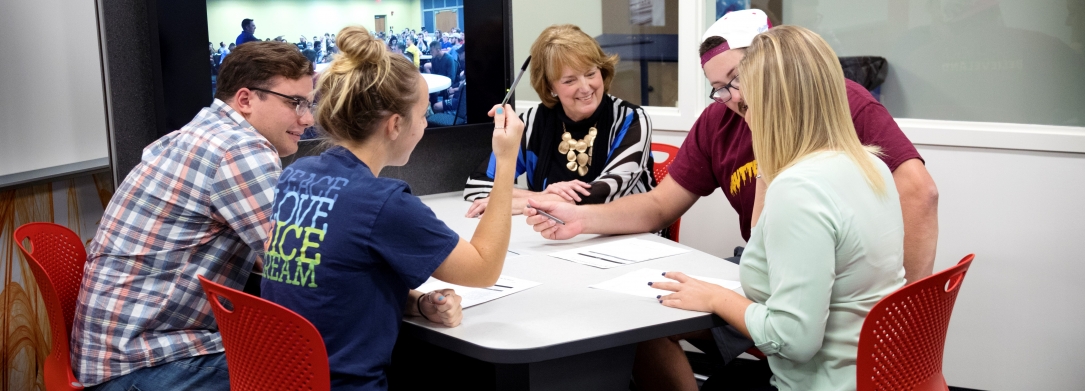 Dr. Jackie Schmidt and students