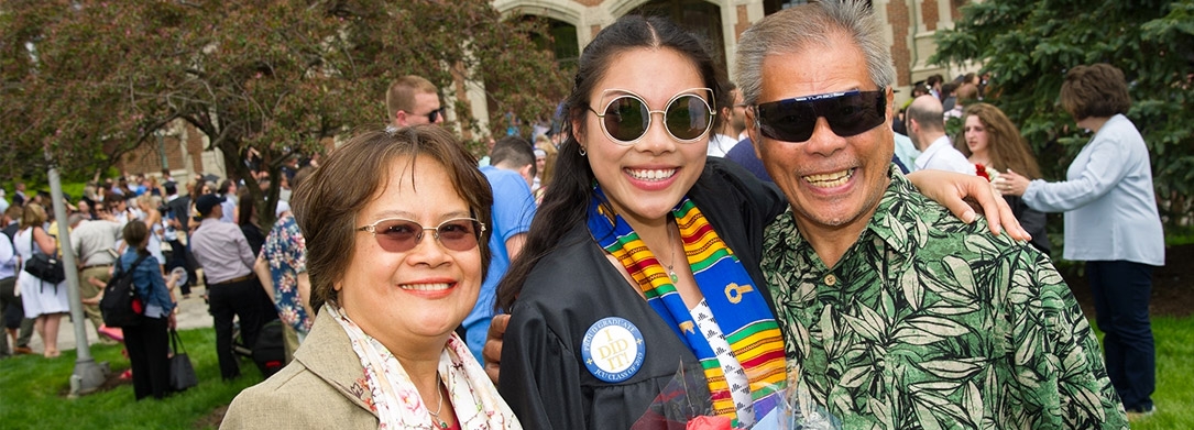 Banner Parents Graduation.