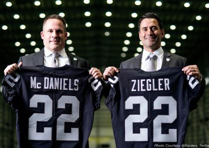 Josh McDaniels '99 (left) & David Ziegler '00, '07G (right)