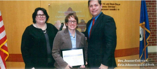 Erin Johnson, Jeanne Colleran and Ed Peek