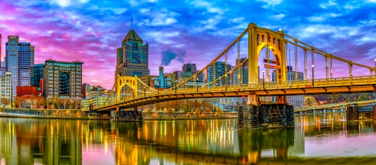 Skyline of Pittsburgh, PA